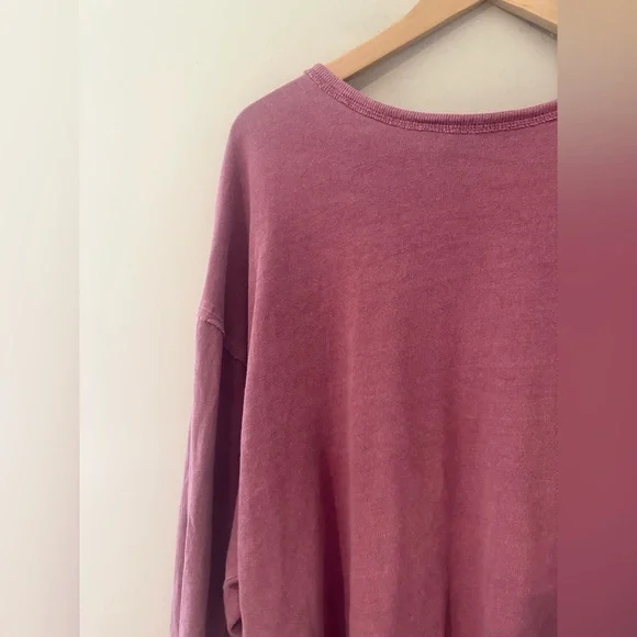 Free People We The Free Ready‎ For This Recycled Cotton Tee in Mauve - Picture 3 of 4